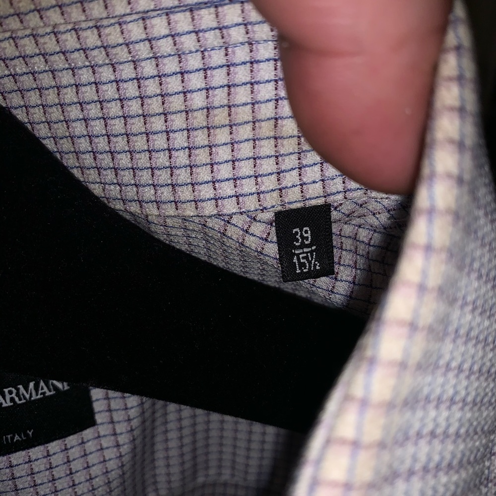 Giorgio Armani dress shirt 39/151/2